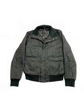 H&M Men's Dark Gray Bomber Jacket